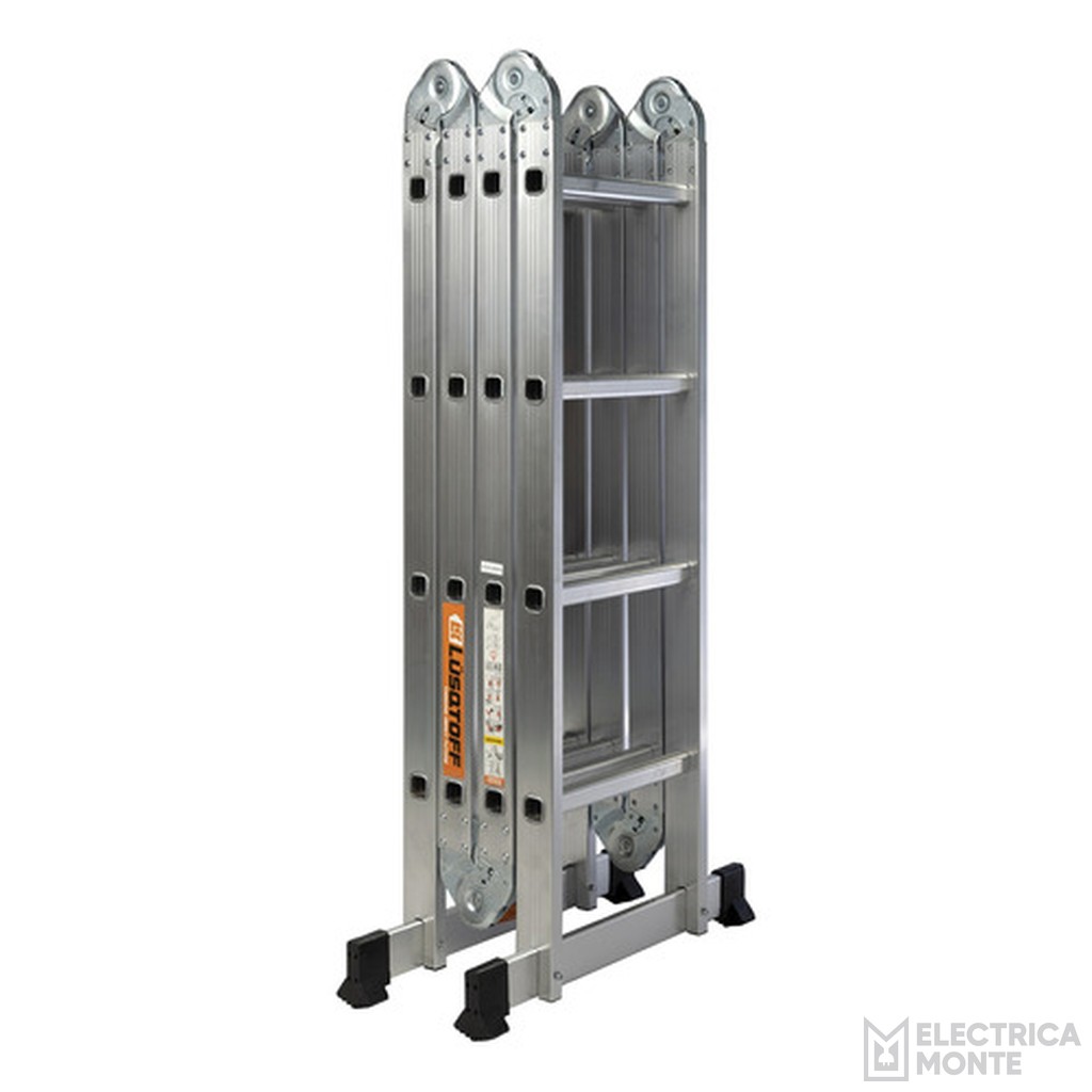 Escalera de Aluminio Plegable 4x4 LE400 Lusqtoff