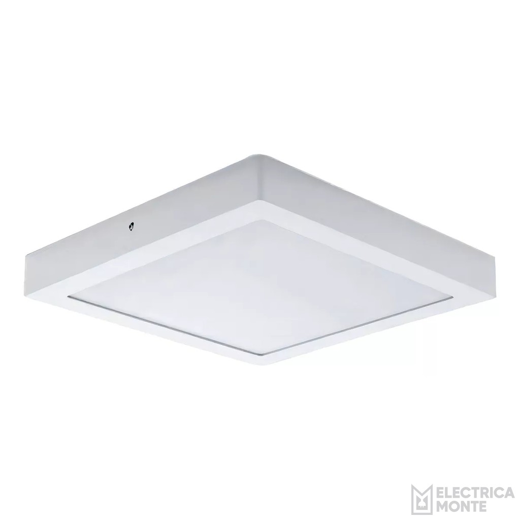 Plafon Exterior Cuadrado 18w Luz Fria Lusqtoff