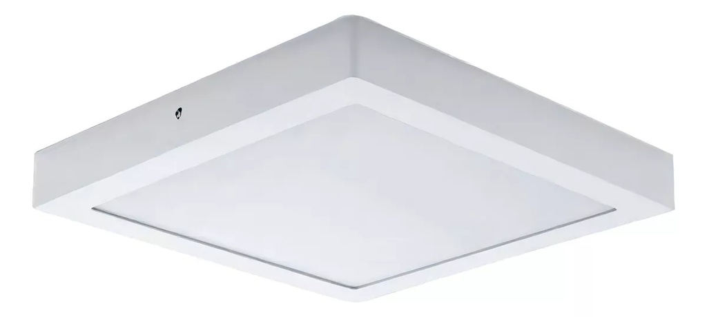 Plafon Exterior Cuadrado 24w Luz Fria Lusqtoff