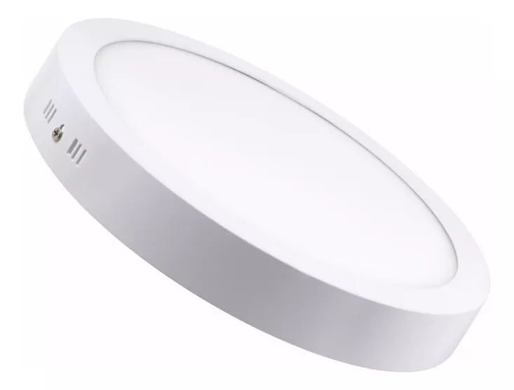 Plafon Exterior Redondo 12w Luz Fria Lusqtoff