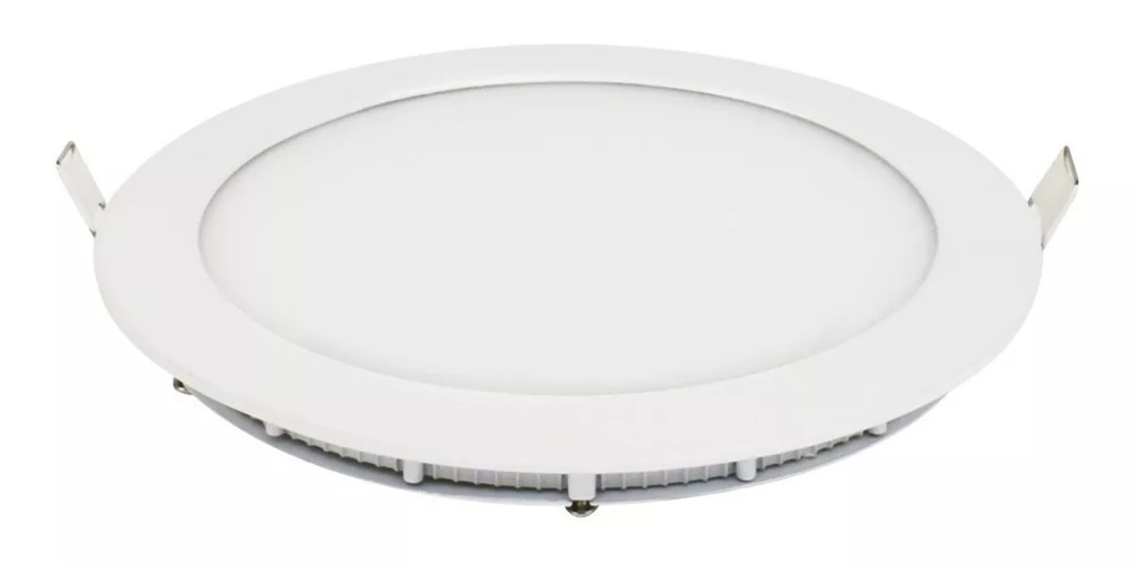 Plafon Embutir Redondo 18w Luz Fria Lusqtoff