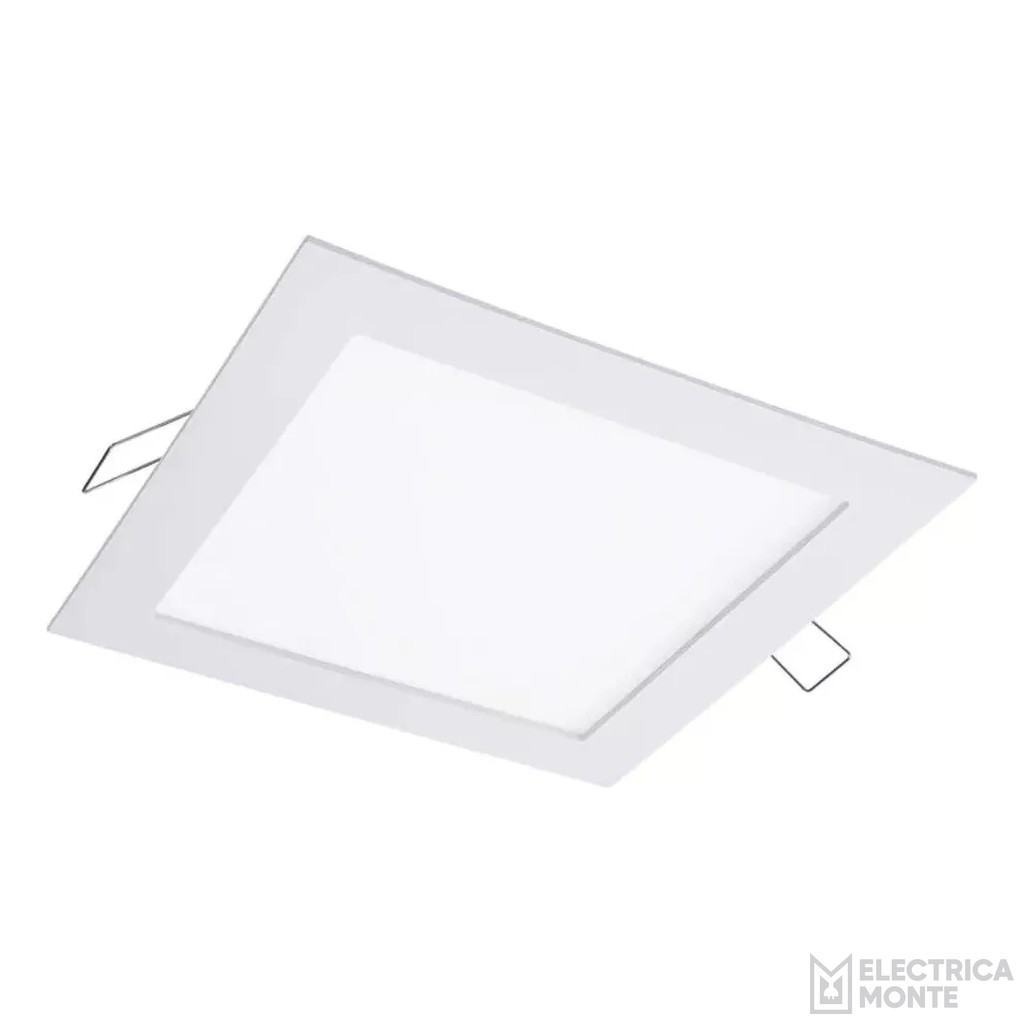 Plafon Embutir Cuadrado 12w Luz Fria Lusqtoff