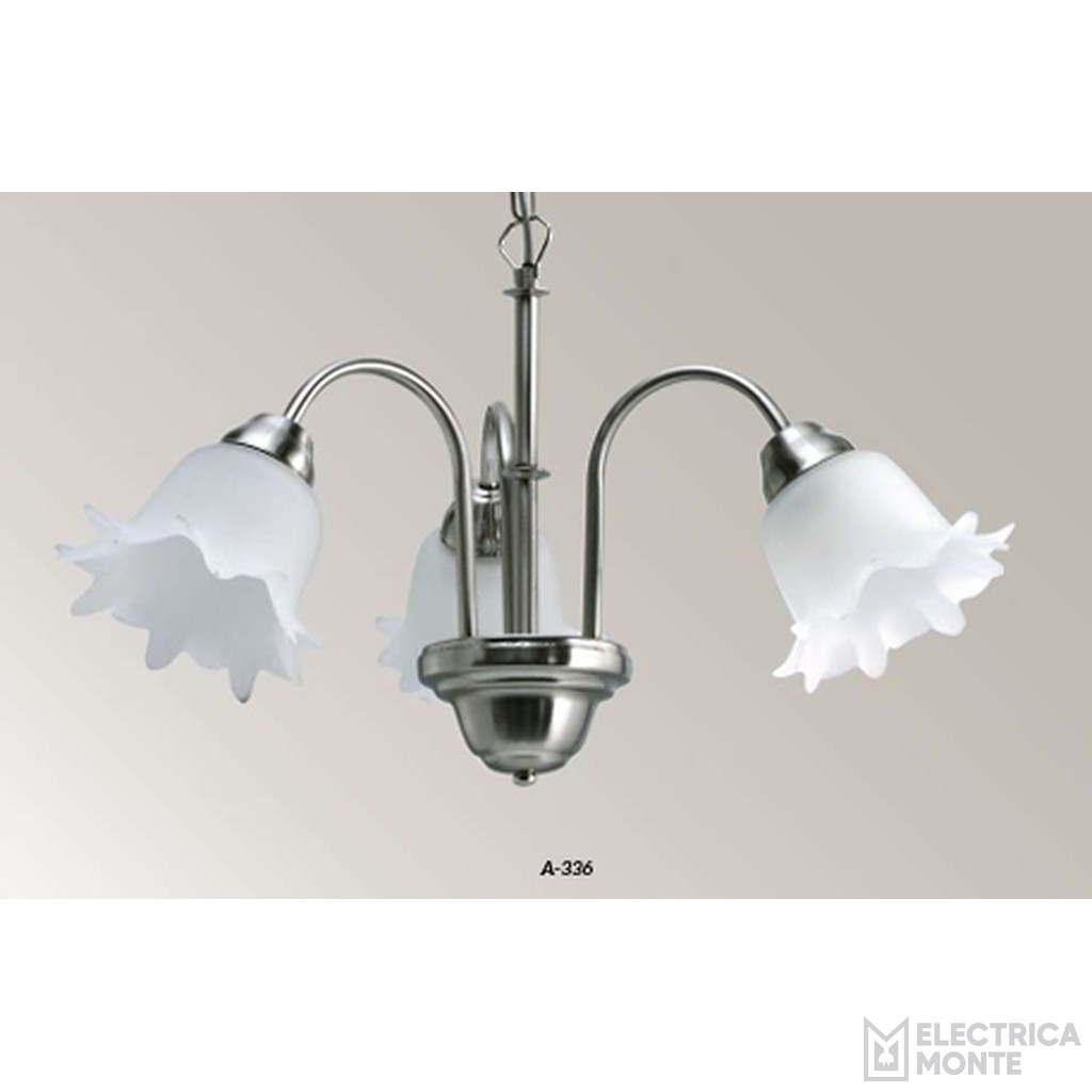 Araña"ROCIO" de 3 luces (sin tulipa)