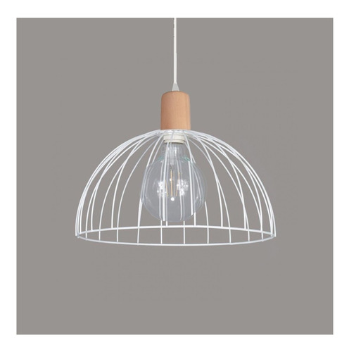 Colgante "SEMI ESFERICO" Blanco