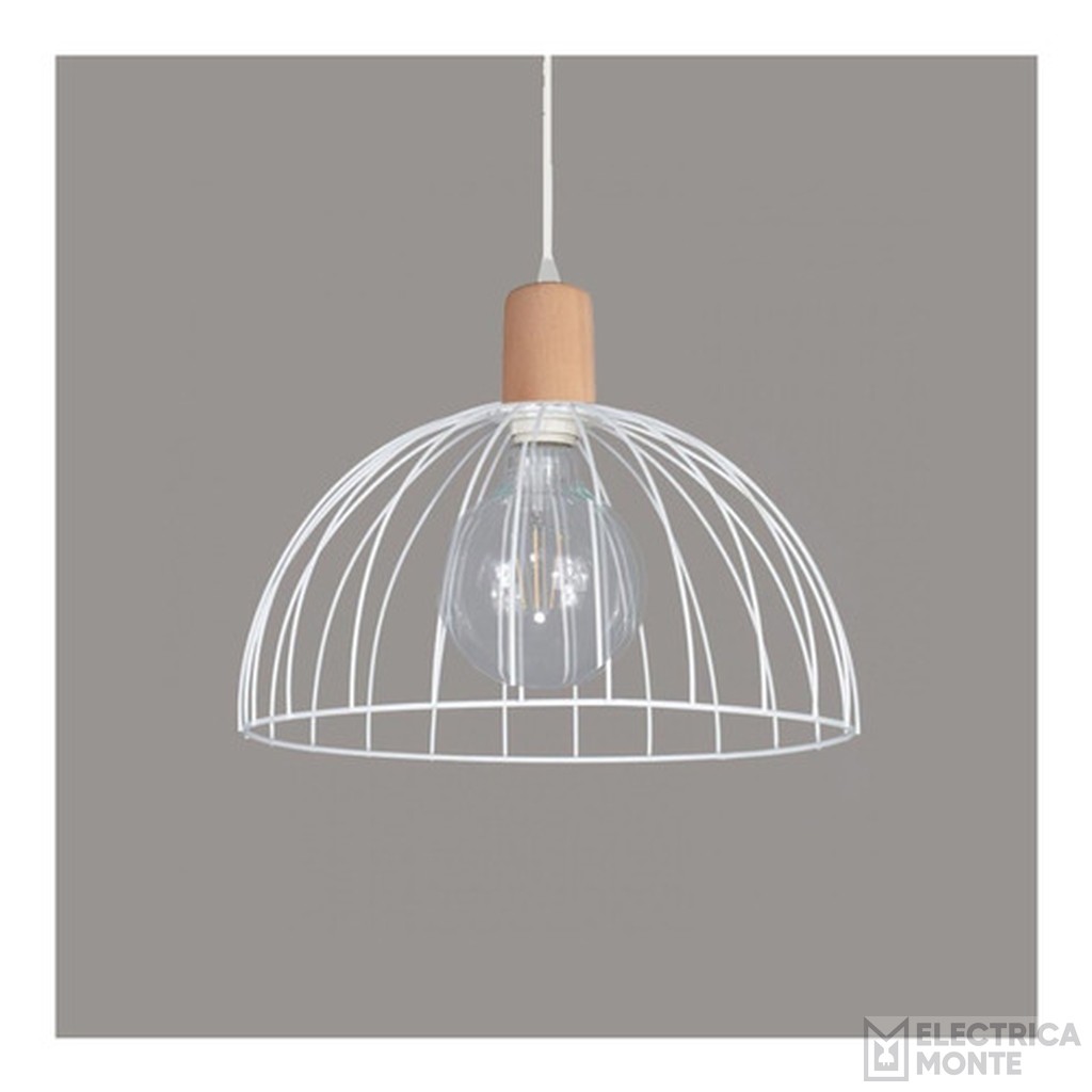Colgante "SEMI ESFERICO" Blanco
