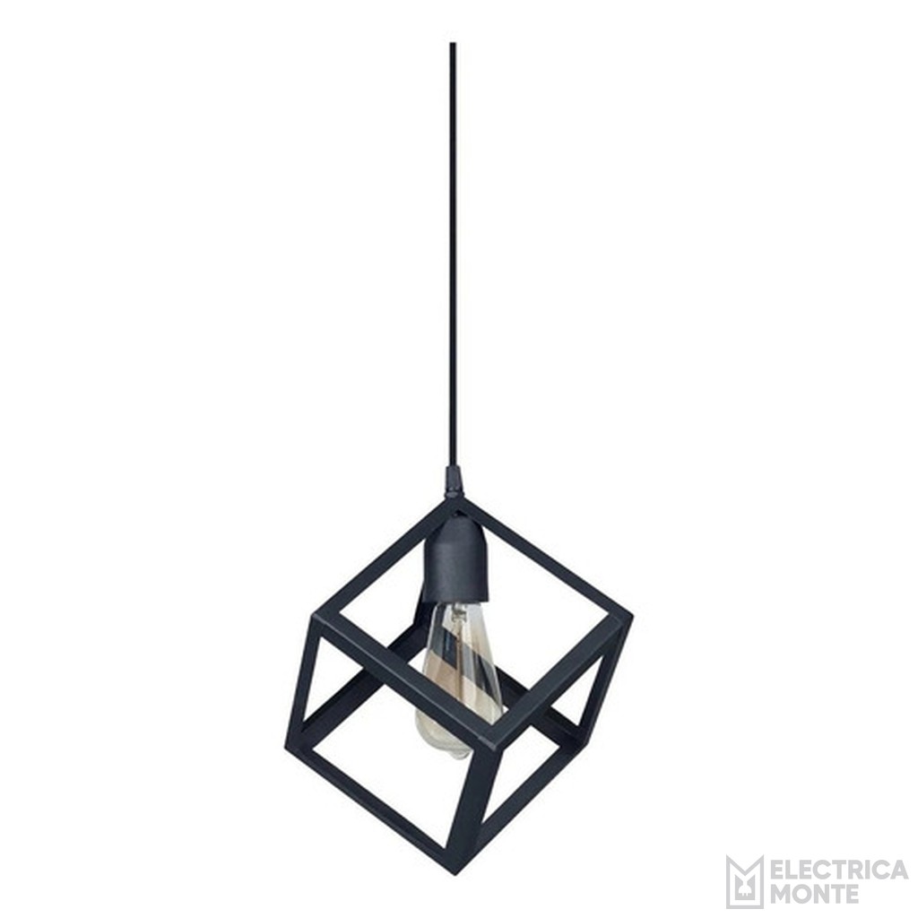 Colgante "CUBO" Negro