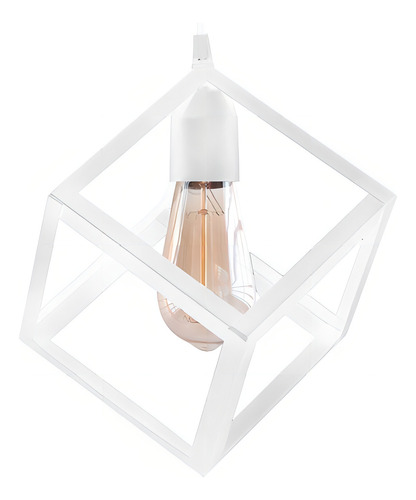 Colgante "CUBO" Blanco