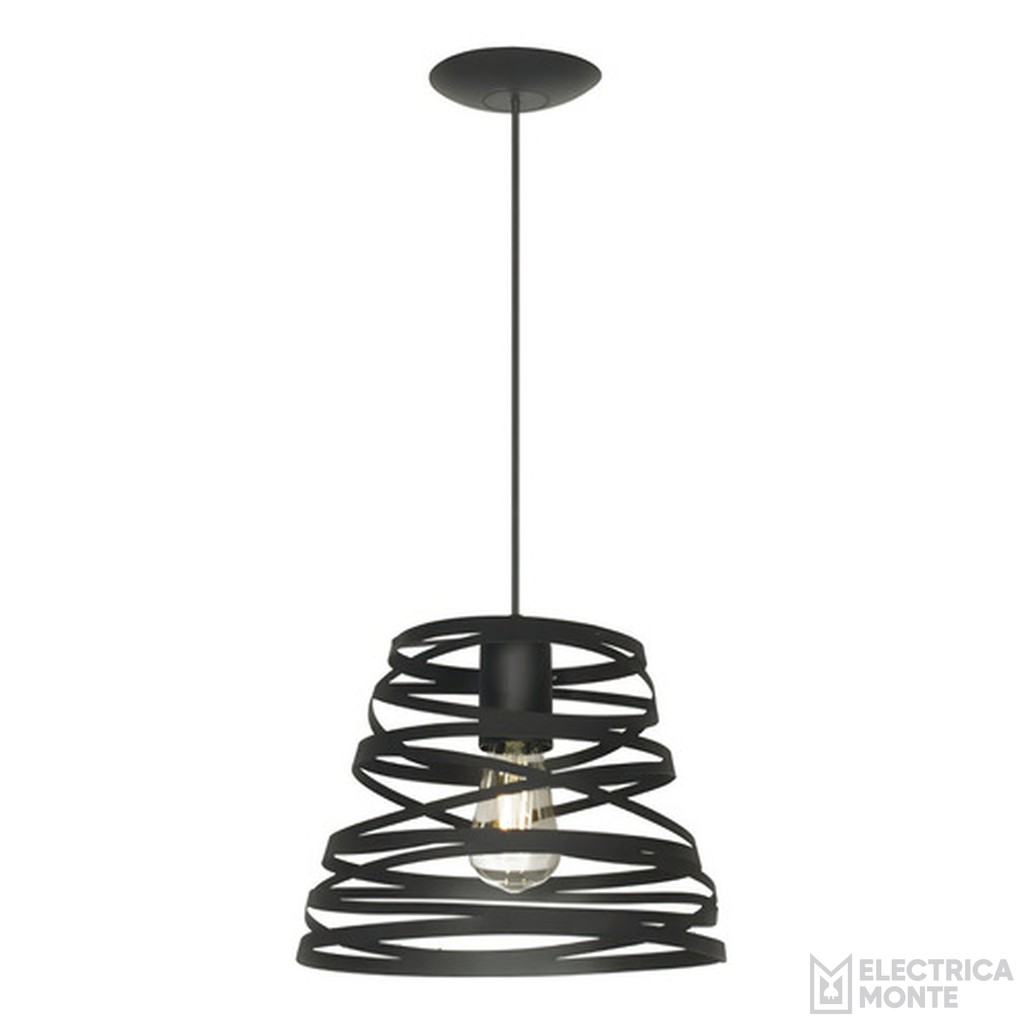 Colgante "CESENA" de chapa Negro