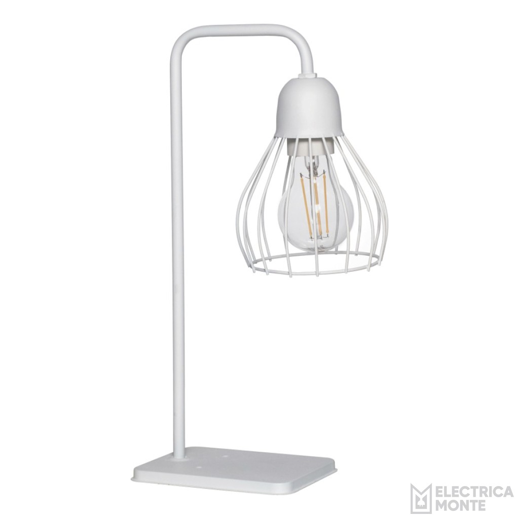 Velador "PORTO" jaula Blanco