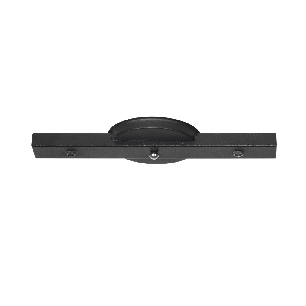 Regleta p/colgante de 2 luces s/cables Negro