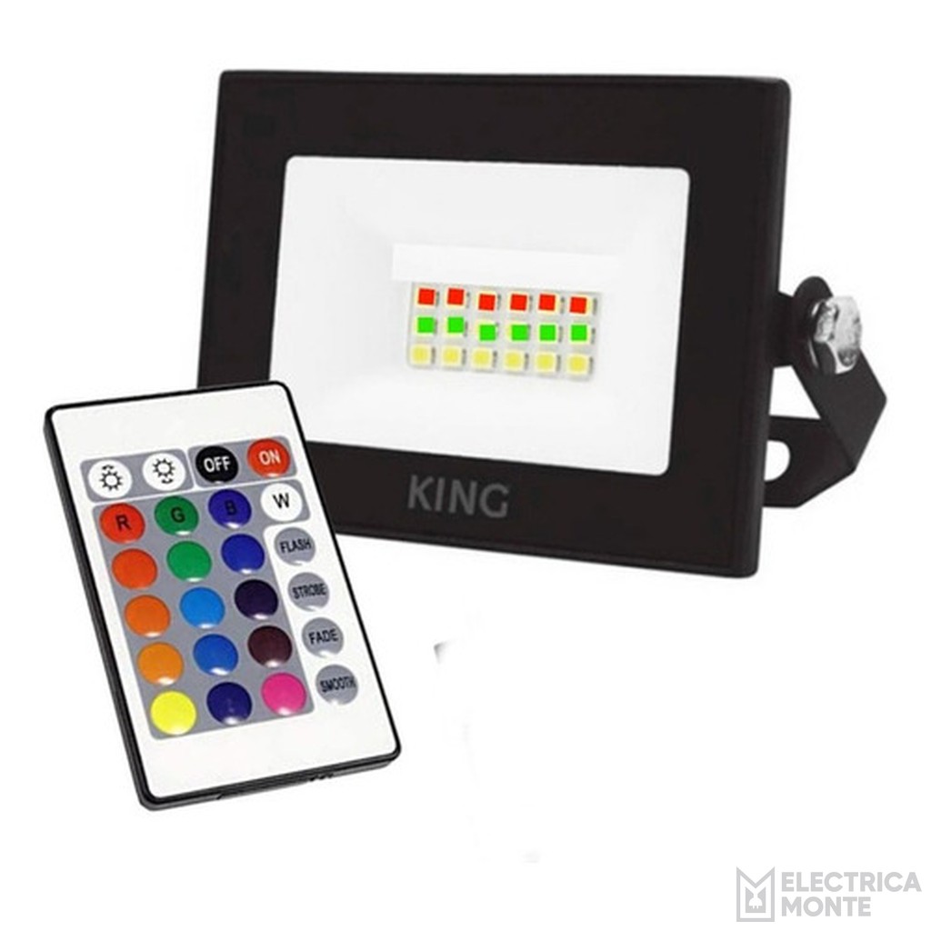 Reflector Led Rgb 20W C/Ctrol King