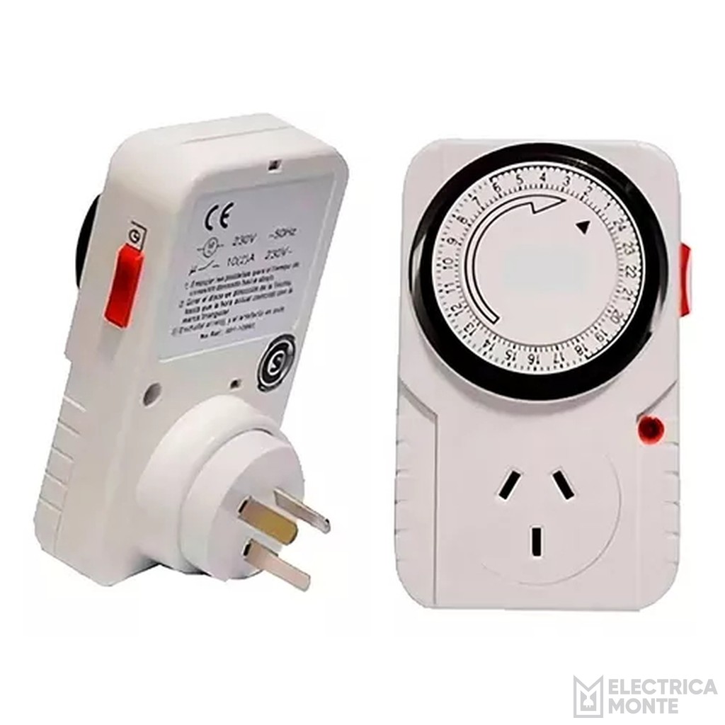 Timer Temporizador Analógico Enchufable JA