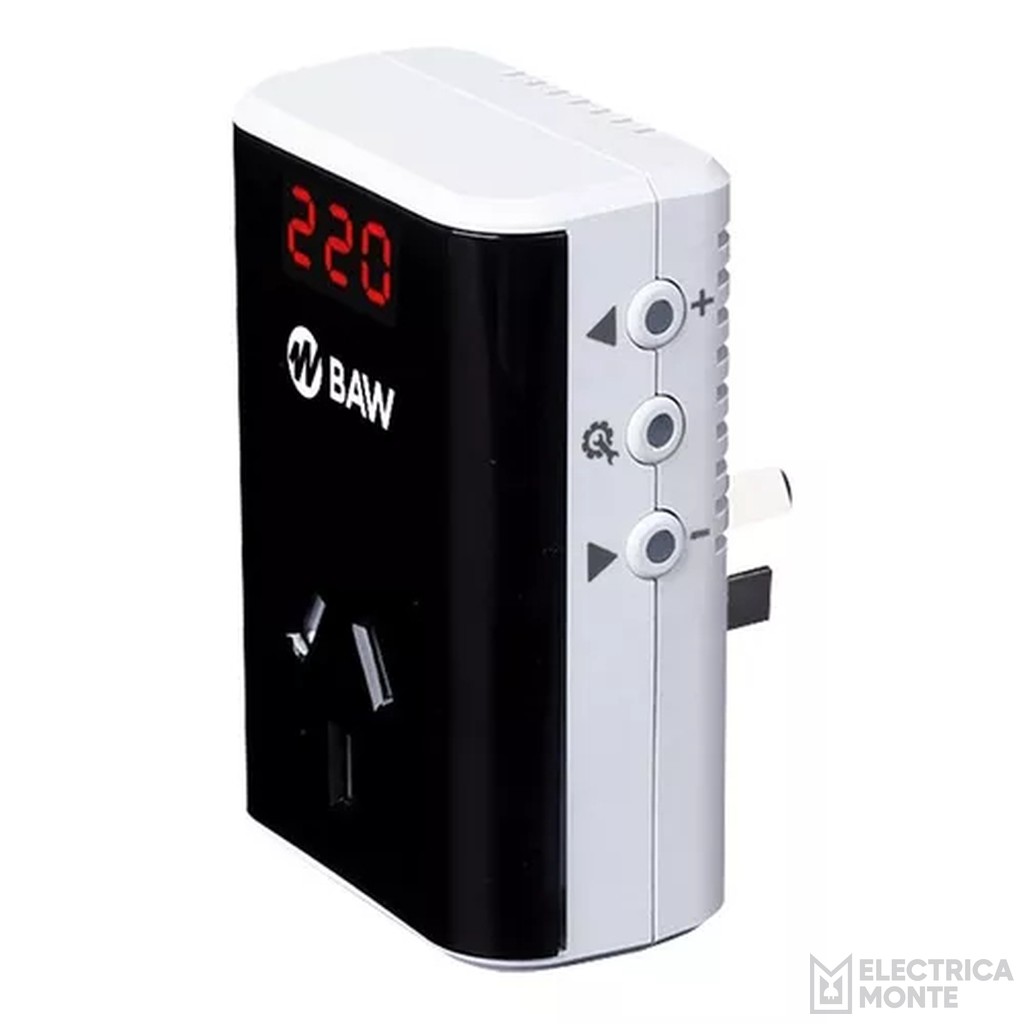 Protector Enchufable C/Display 10A 220V BAW