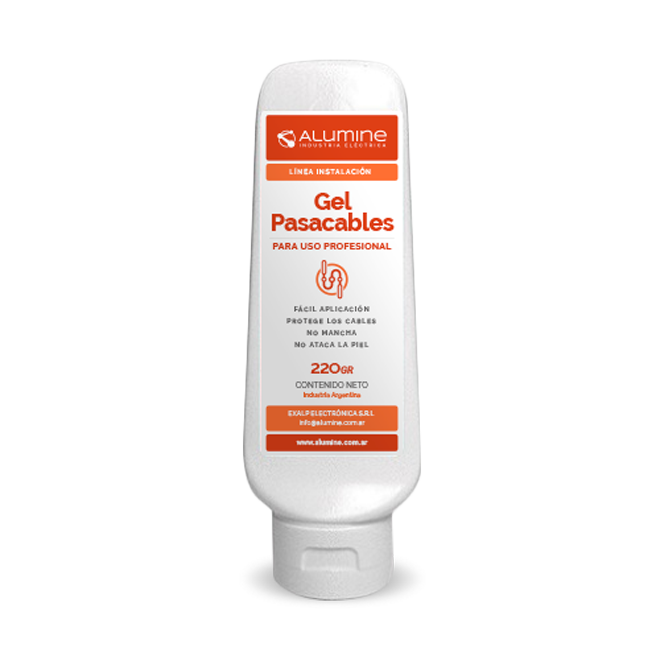 Gel Pasacables Lubricante 220gr Alumine