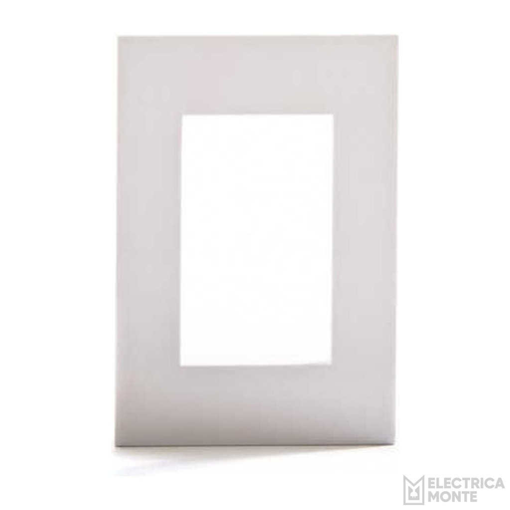 Tapas Platinum 5x10 cm. 3 módulos  Blanca Jeluz