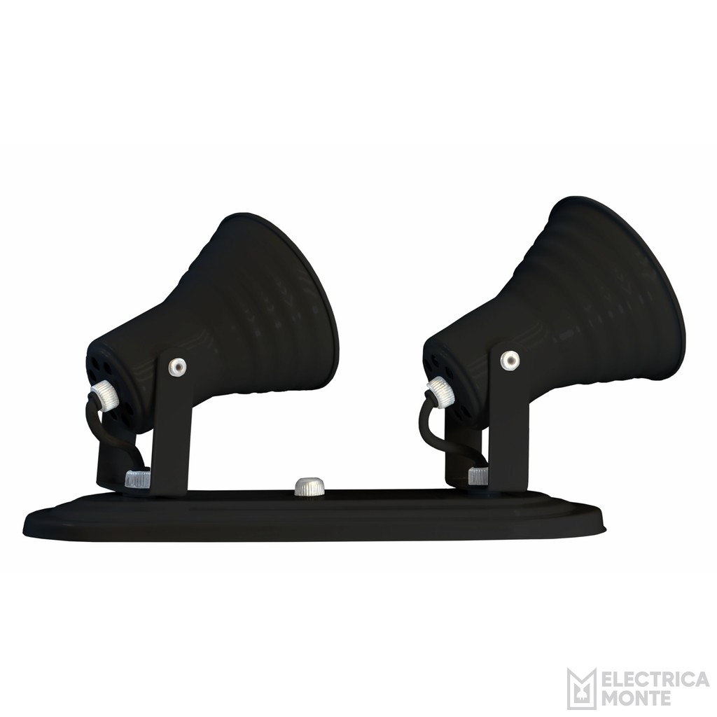 Spot Escalonado 2 Luces Negro