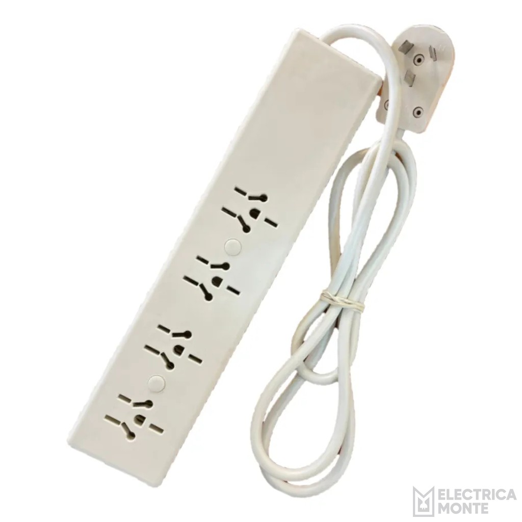 Prolongador Alargue 10A 4T c/Interruptor Térmico Richi