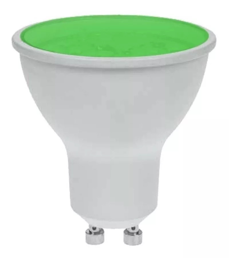 Lampara Dicroica 7w Verde