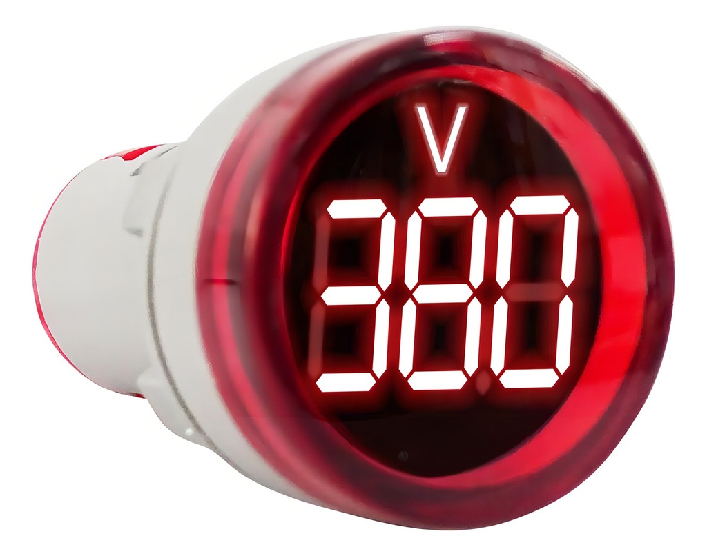 Voltimetro Ojo de Buey 22mm