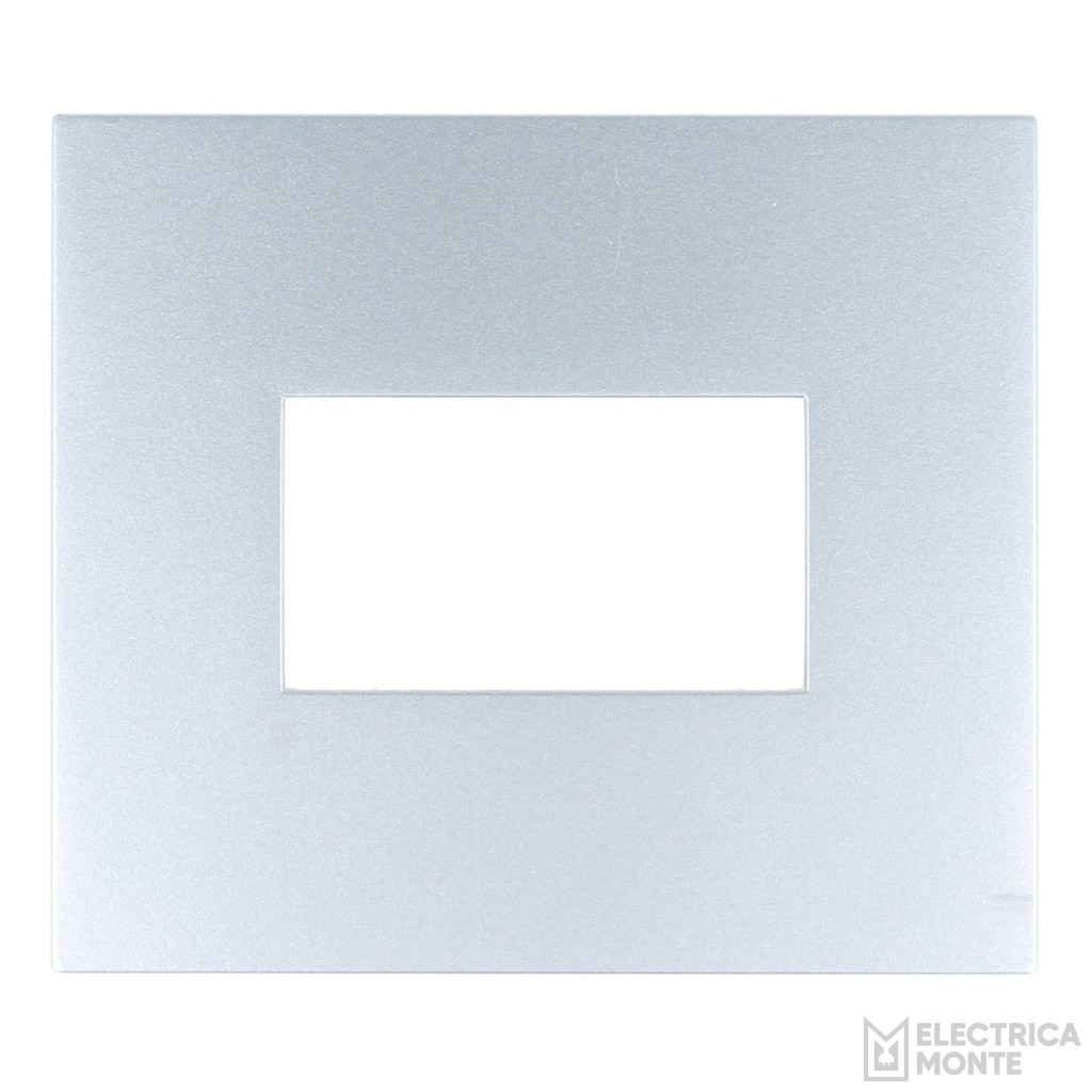 Tapas Platinum 5 X 5 cm. de 1 módulo Plata Jeluz