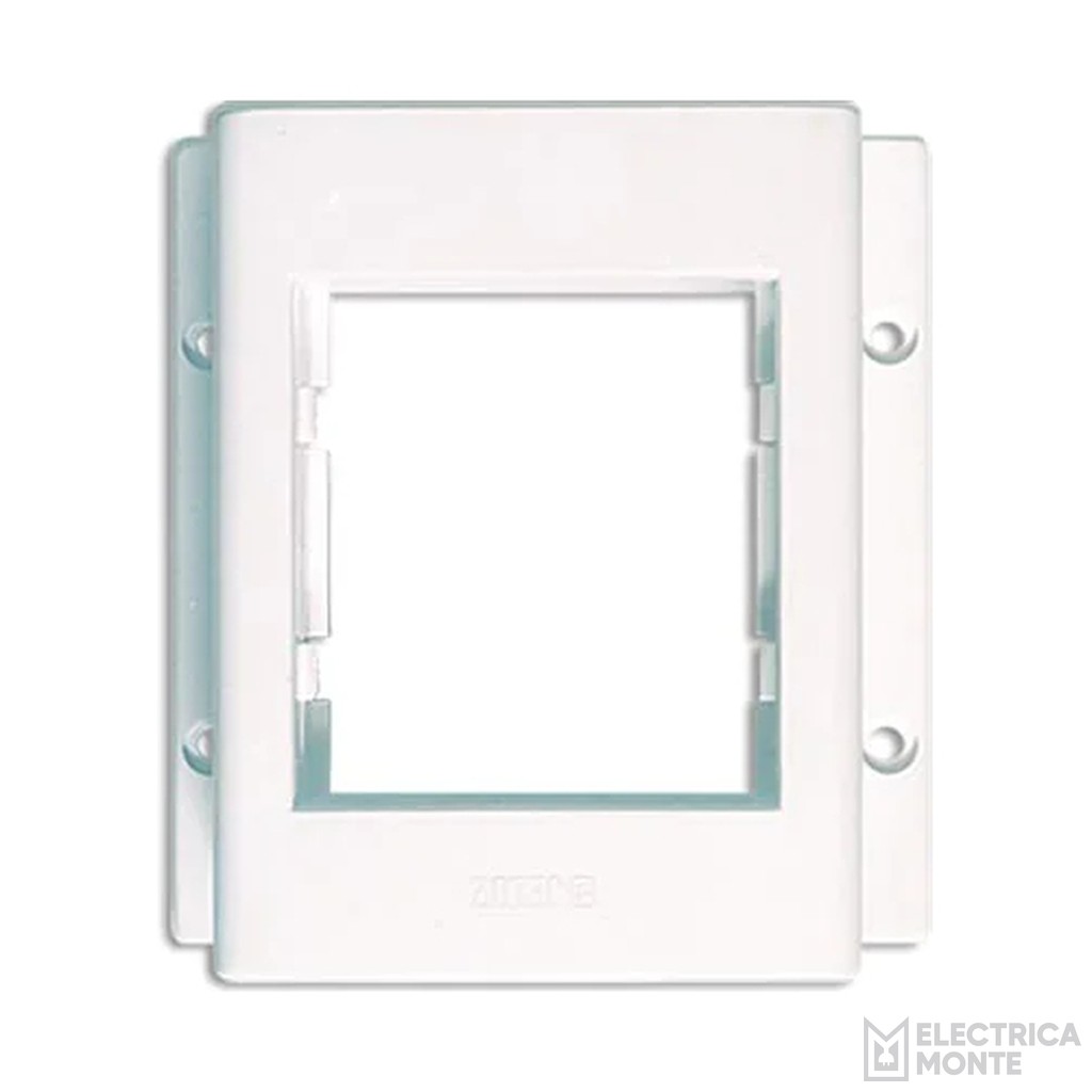 Tapa Porta 2 Módulos Superficie Platinum Jeluz