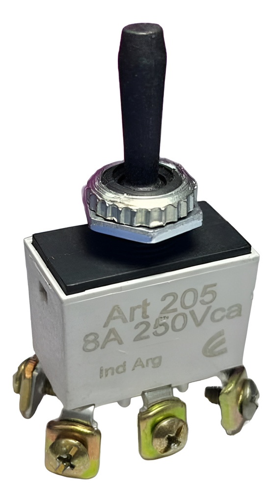 Interruptor Bipolar Borne Tornillo 8a 250v Elibet