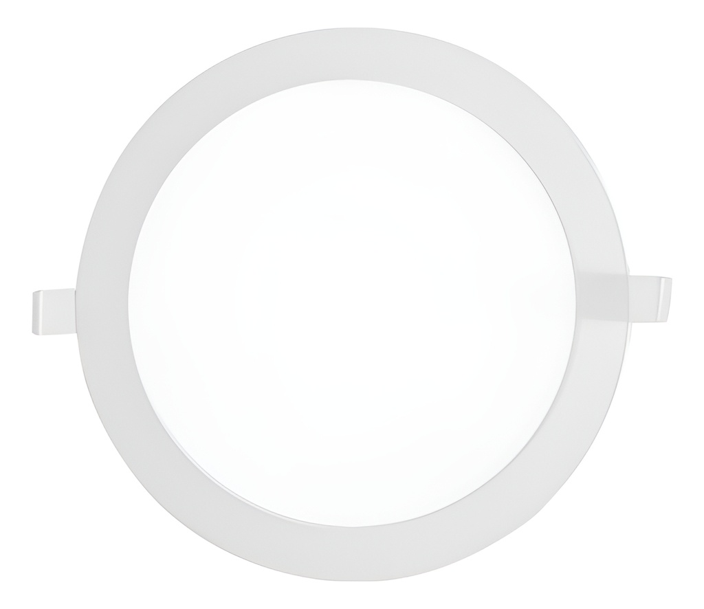 Panel Plafon Embutir Redondo 12W Luz Cálida 900LM Ø165x20mm Yarlux