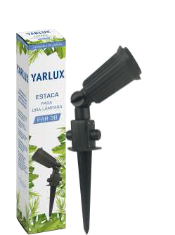 Estaca Plástica para 1 Lampara PAR38 E27 Yarlux
