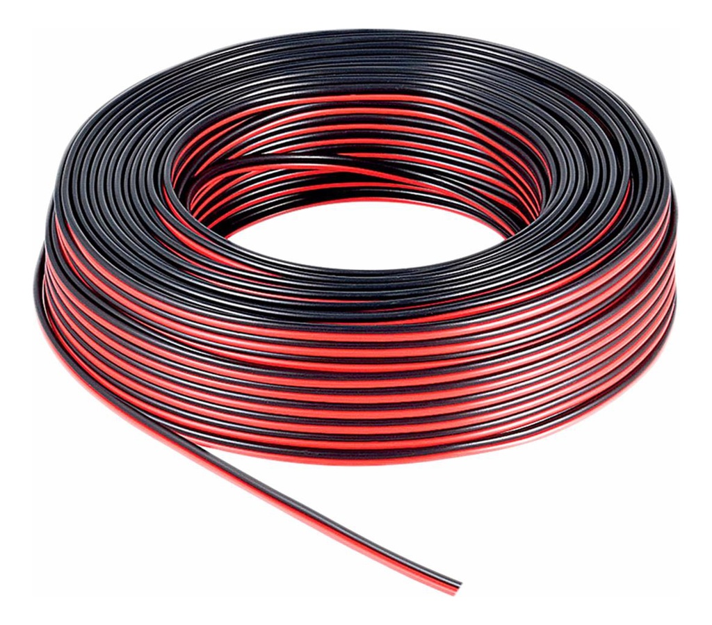 Cable Bafle Bicolor 2x1mm Argenplas