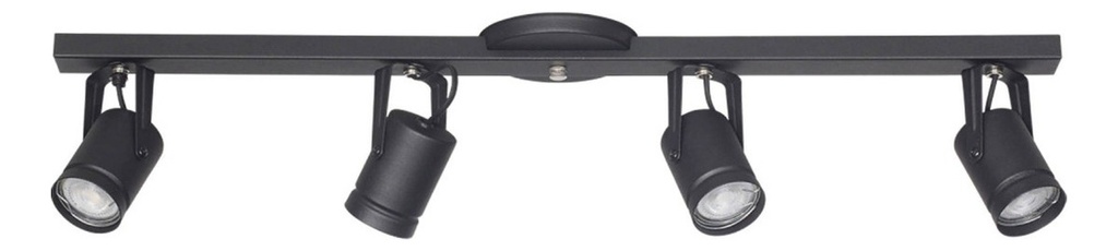 Spot Granada 4 Luces Negro