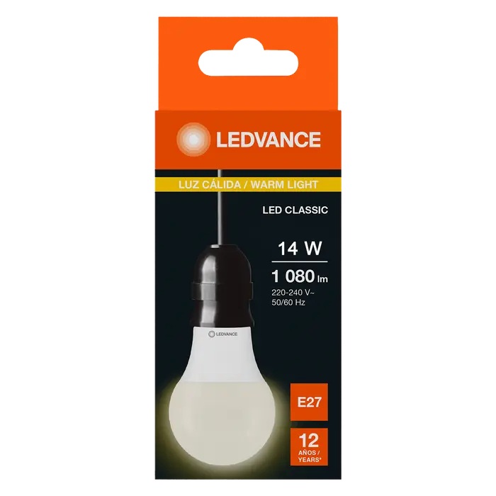 Lampara Ledvance 14w Cálida
