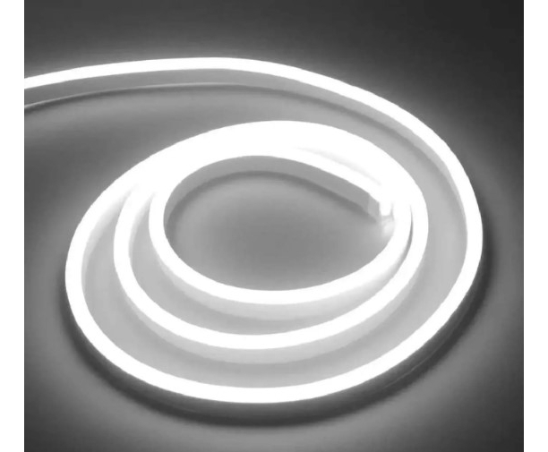 Kit Tira Neon LED 5 mts Completo con Fuente Blanco