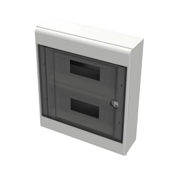 Caja de Superficie c/puerta de 12 a 24 Cabrera