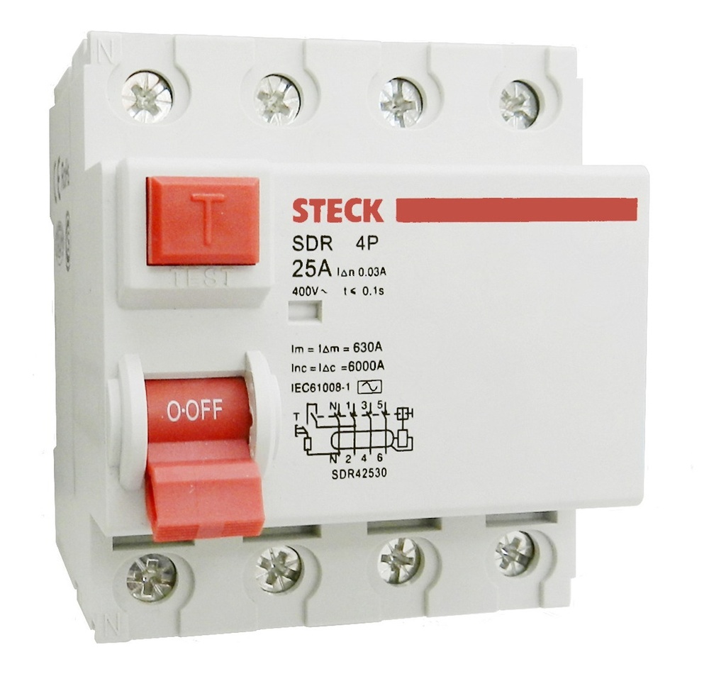 Disyuntor 4x25A Steck