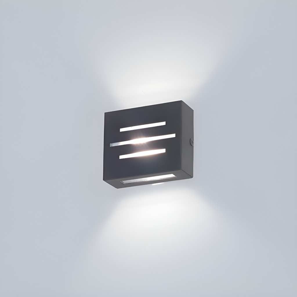 Aplique Ultrachato Bidireccional con Ranuras Frontales Negro