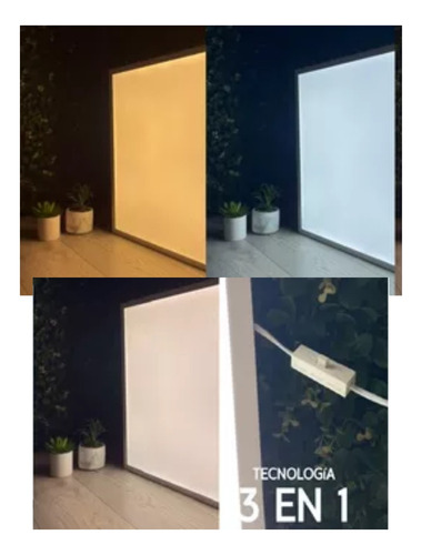 Panel Plafon Cuadrado 60x60 Luz C-N-F Lion