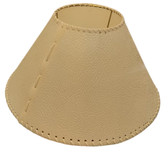 Pantalla Tela Plástica 30mmØ Cónica Beige