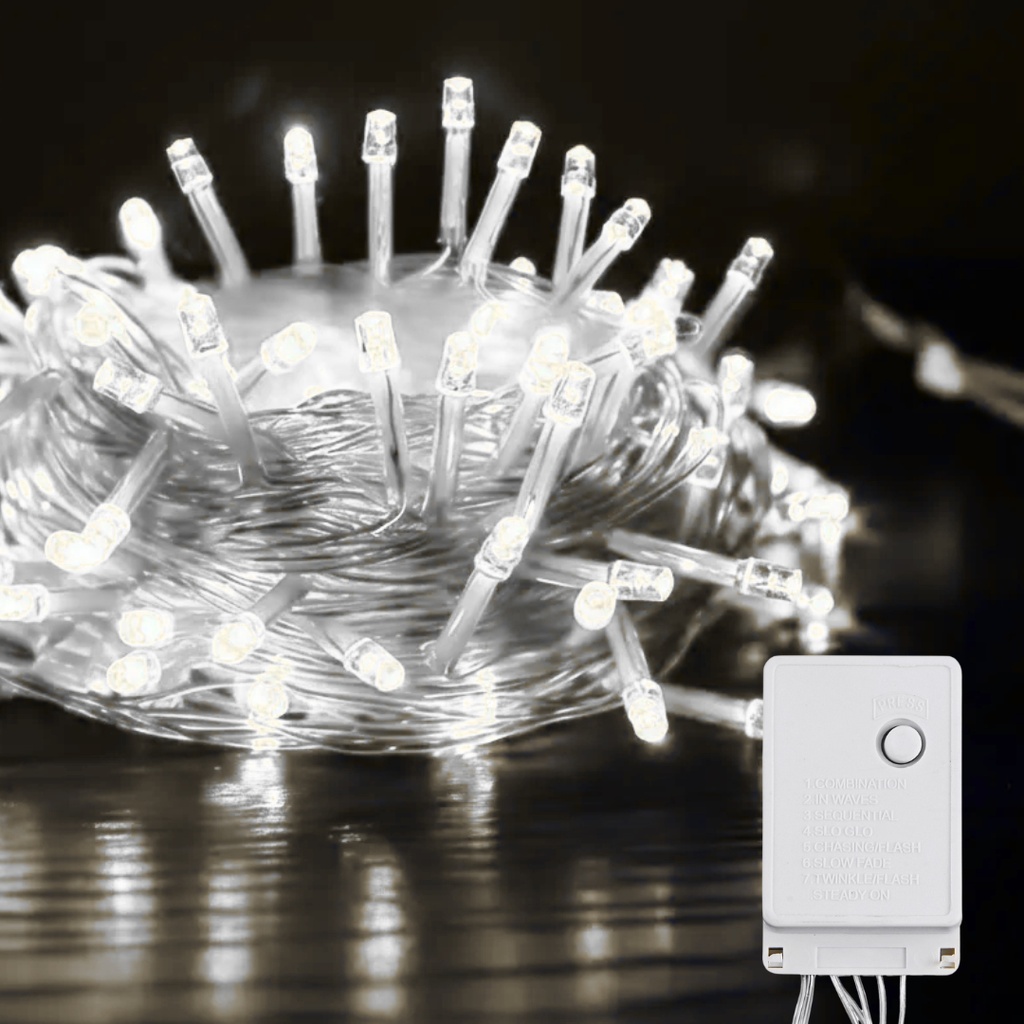 Guirnalda Navidad 9Mt Luz Fria