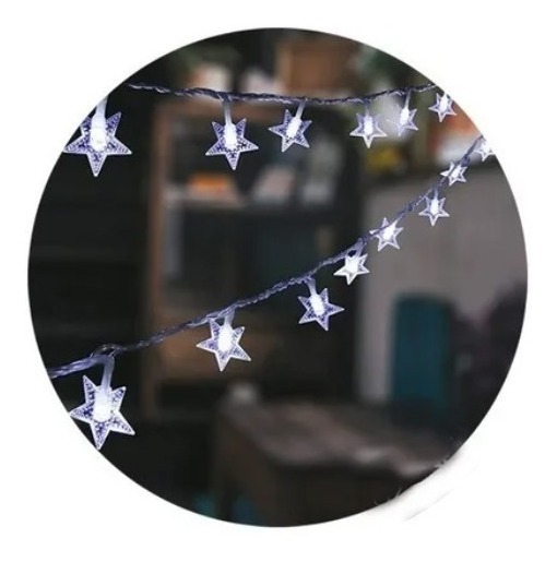 Guirnalda Navidad 9Mt Estrellita