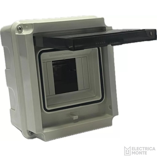 [CK 504] Caja de Superficie c/puerta de 2 a 4 Modulos Exterior IP65