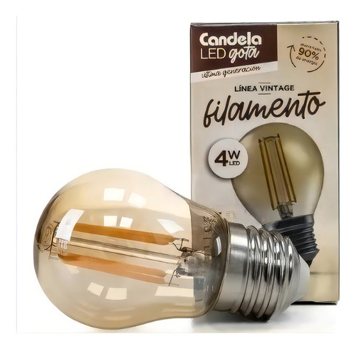 [6805] Led Deco Filamento Gota 4w