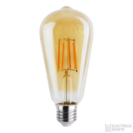 [6807] Led Deco Filamento Tubular 6w Candela