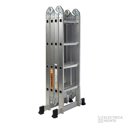 Escalera de Aluminio Plegable 4x4 LE400 Lusqtoff
