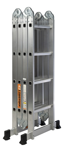 Escalera de Aluminio Plegable 4x4 LE400 Lusqtoff