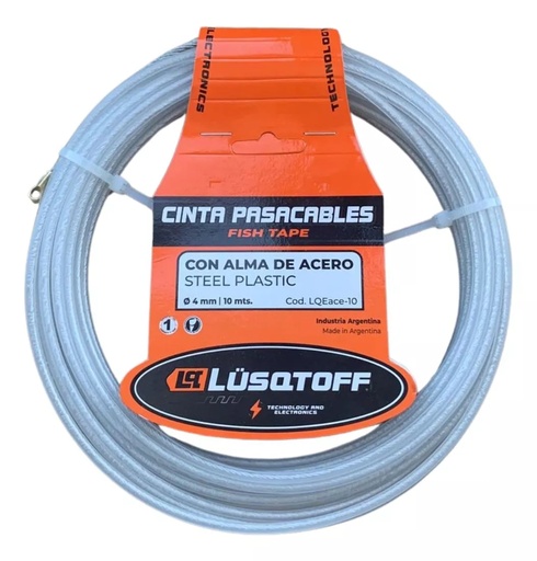 [2313] Cinta Pasacable Interior de Acero 4 x 10 mts