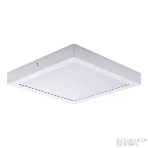 [LEC24W] Plafon Exterior Cuadrado 24w Luz Fria Lusqtoff
