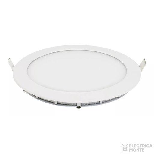 [LIR12F] Panel Plafon Embutir Redondo 12w Luz Fria Lusqtoff