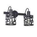 Aplique "RONDA" 2 Luces Negro