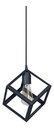 Colgante "CUBO" Negro