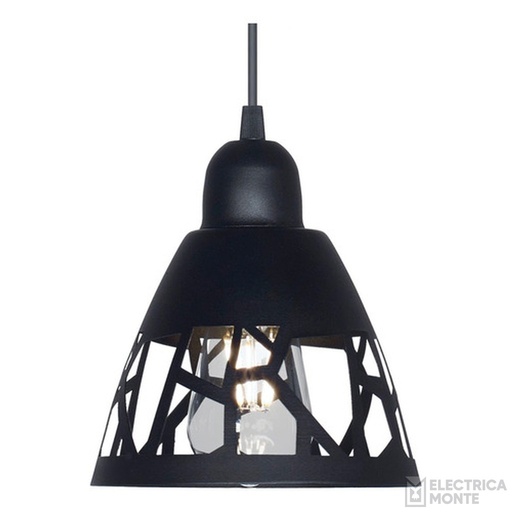 [C-1304] Colgante "SANTANDER" Negro